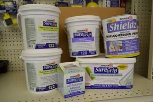 lot 1888 image: Various Zinsser Wallpaper Adhesives, Activator, Wallcovering Primer (Tintable)
