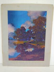 lot 103 image: Vintage Brown & Bigelow MAXFIELD PARRISH Foil Print