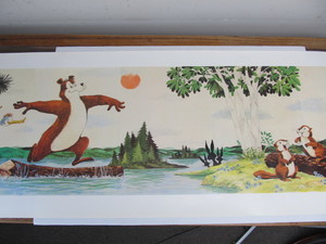 lot 212 image: Large Vintage Cleo Hovel HAMMS Bear Advertising Beer Poster