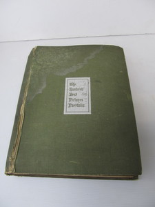 lot 120 image: Antique Bound Album - Hundred Best Pictures Porfolio