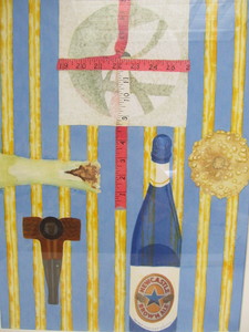 lot 128 image: George Robinson - MN Artist Framed Original Mixed Media Artwork - Breaking The Rule