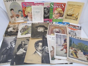 lot 248 image: Large Lot of Vintage Music Magazines Sheet Music Pinups etc