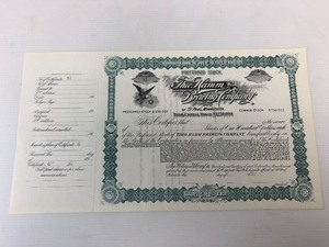 lot 211 image: Rare Original 1890s THEO HAMM Brewing Company Unissued Stock Certificate