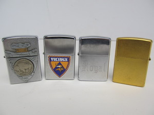 lot 147 image: Group of 4 ZIPPO Lighters