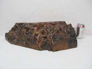 lot 264 image: Beautiful Large High Grade Polished Burled Wood Chunk Section