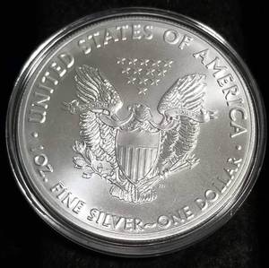 2018 AMERICAN SILVER EAGLE 1 TROY OZ. .999 FINE SILVER IN AIRTITE