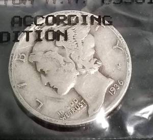 GROUP OF 3 SILVER DIMES AS PICTURED