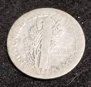 1921-D MERCURY DIME BETTER DATE COIN