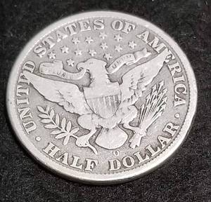 1907-O BARBER SILVER HALF DOLLAR