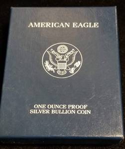 2003 PROOF AMERICAN SILVER EAGLE IN ORIGINAL PACKAGING