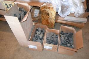 4 Cases - 2 ABS Pipe Fittings - Wye & Couplers