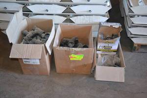 3 Cases - 2 Black ABS Pipe Fittings Wyes - Double Elbows - Coujplers and More