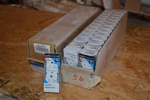 2 Cases - Cooper Duplex Receptacles TWRBR20WBXSP 20A 120V - 26 Per Case