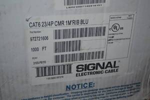 4 Cases - CAT 6 Wire 23 Gauge 4PR 2 Are opened but Most wire is there