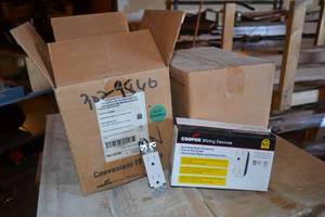 2 Cases - Cooper 10-Pack Grounding Duplex Recepticals - White - 2-Pole, 3-Wire, 10 packs of 10 per case
