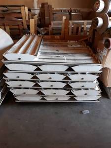 Pallet of 34 4-Bulb Light Fixtures (No Bulbs)
