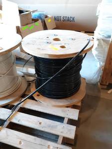 Spool of 20 Copper Cable 3002229, spool measures 24 x 20 - Black