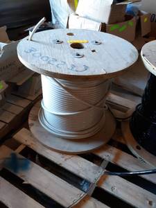 Spool of 20 THHN Copper Cable 3002233, Spool measures 24 x 20 - White
