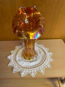 12 tall Amber Vase