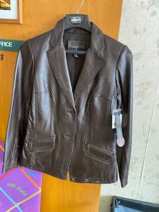 Jaclyn Smith Genuine Lambskin Leather coat