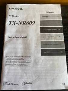 ONKYP TX-NR609 AV Receiver
