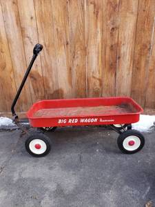 lot 124 image: Retro Radio Flyer Wagons, Lot of 2