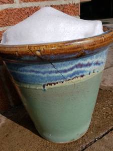 lot 70 image: Aqua Blue Planters