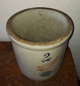 lot 91 image: Red Wing Crock No. 2, 1 of 2