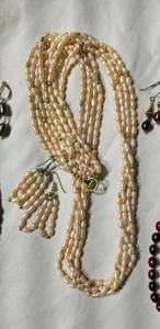 lot 16 image: Tmeless Collection of Pearl Multi Strand Necklaces and Earrings  3 Sets