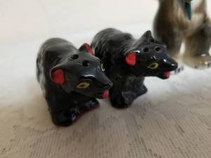 lot 109 image: Collection of Super-Fun Porcelain Salt and Pepper Shakers III