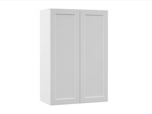 lot 28 image: Hampton Bay Designer Series Melvern Assembled 24x36x12 in. Wall Kitchen Cabinet in White
