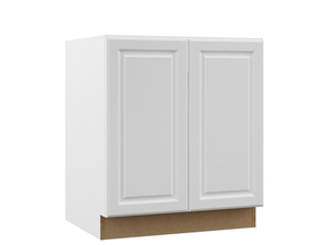lot 29 image: Hampton Bay Designer Series Melvern Assembled 30x34.5x23.75 in. Full Height Door Base Kitchen Cabinet in White