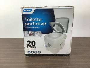 lot 30 image: Camco 5.3 Gal. Capacity Portable Toilet