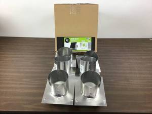 lot 34 image: Lot Of 12 4 in. Round Wall Vent4 in. Round Wall Vent