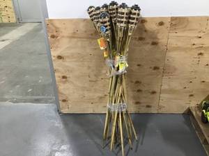 lot 48 image: Lot Of 17 Tiki Torches