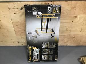 lot 49 image: MetalTech 4 ft. x 4 ft. x 2 ft. Mini Rolling Scaffold 500 lb. Load Capacity with Tool Shelf