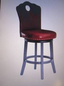 lot 2 image: Nailhead Stool open box Retail $149...