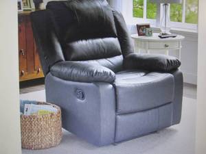 lot 10 image: Overstuffed Recliner open box Retai...
