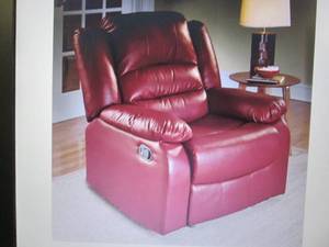 lot 11 image: Overstuffed Recliner open box Retai...