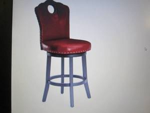lot 28 image: Nailhead Stool open box Retail $149...
