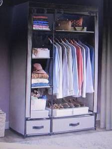 lot 38 image: Storage Wardrobe open box Retail $6...