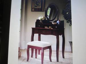 lot 42 image: Lumberton Antique Vanity open box R...