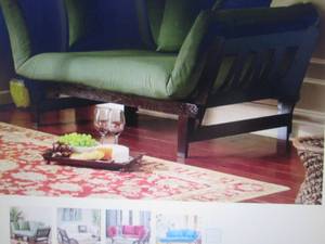 lot 44 image: Lounger Sofa Bed Frame only ,open b...