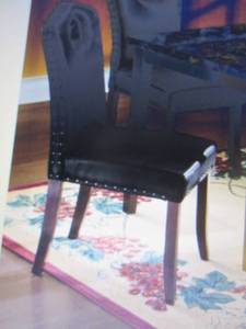 lot 68 image: Nailhead Dining Chair open box Reta...