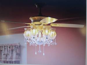 lot 93 image: Romantic Ceiling Fan open box Retai...