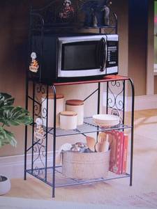 lot 94 image: Chef Microwave Stand open box Retai...
