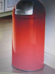 lot 96 image: 13-Gal. Stainless Steel Trash Can o...
