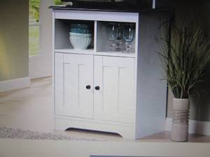 lot 97 image: Katie Microwave Stand -no hutch as ...