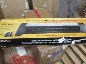 lot 116 image: Lasko Baseboard Heater open box Ret...