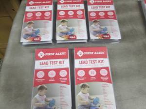 lot 127 image: 5 First Alert Lead 4pk Tests Retail...